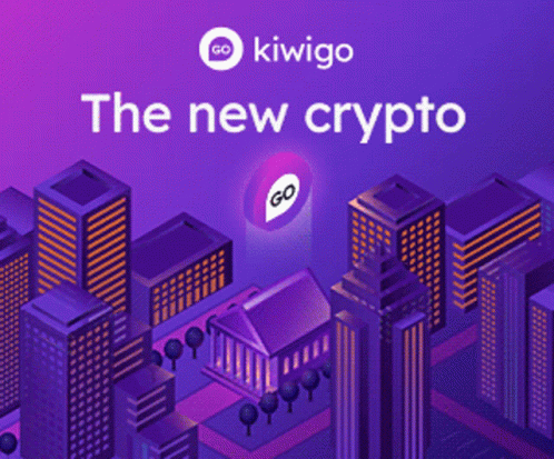 Kiwigo Advertisement City Buildings Trees GIF