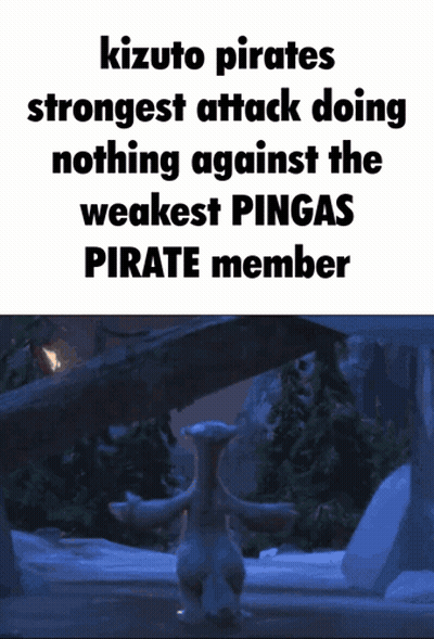 Kizuna Pirates Strongest Attack Vs Weakest Pingas Pirate Member GIF