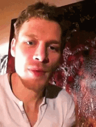 Klaus Mikaelson Blowing A Kiss GIF