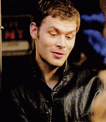 Klaus Mikaelson Flirting Look GIF