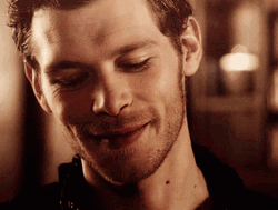 Klaus Mikaelson Flirty Look With Smirk GIF