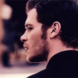 Klaus Mikaelson Looking Back GIF
