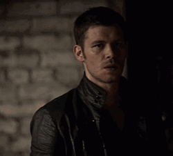 Klaus Mikaelson Sighing & Looking GIF