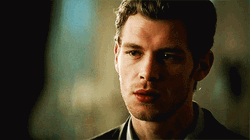 Klaus Mikaelson Thinking & Looking GIF