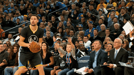Klay Thompson Three Point Shot NBA GIF