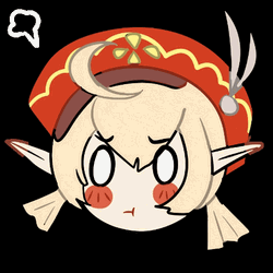 Klee Blushing Angry Head GIF
