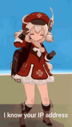 Klee I Know Your IP Address GIF