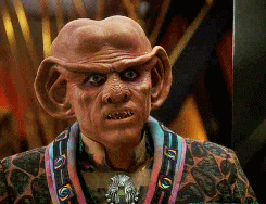Klingon Quark Stunned Reaction Star Trek  GIF