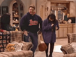 Knee Slap Roseanne GIF