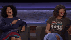 Knee Slap Trace Ellis Ross GIF
