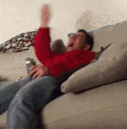 Knee Slapper Man Ahh Laugh GIF