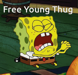 Kneeling SpongeBob Free Young Thug GIF