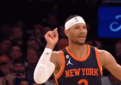 Knicks Player Josh Hart Rallying Crowd GIF