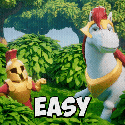 Knight And Horse Easy GIF