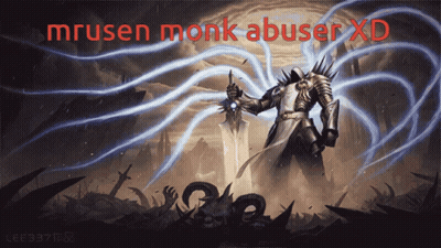 Knight Holding Sword Mrusen Monk Abuser XD