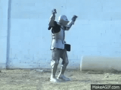 Knight In Armor Dancing GIF