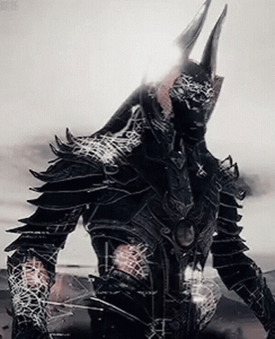 Knight In Armor With Mask GIF