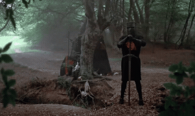 Knight In Woods You Fight With The Strength Of Many Men Sir Knight GIF