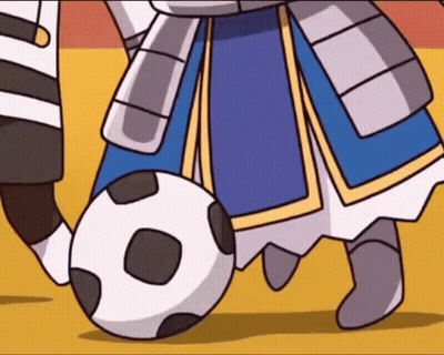 Knight Kicking Ball GIF