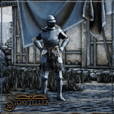 Knight Storyteller 2D GIF