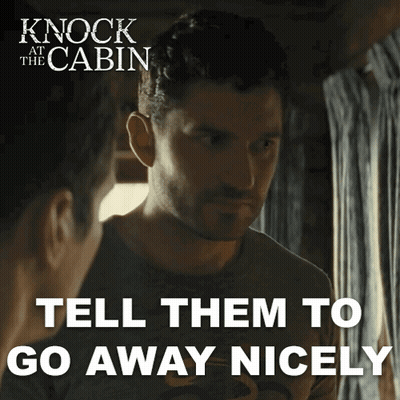 Knock At The Cabin Movie Poster GIF