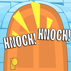 Knock Knock Trick Or Treat GIF