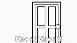 Knock Knock Who's There GIF