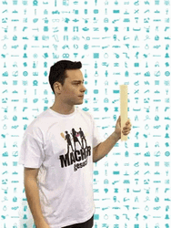 Knock On Wood Smile Thumbs Up GIF