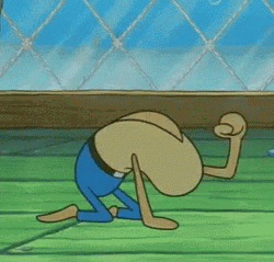Knock On Wood Spongebob Squarepants Krusty Krab  GIF