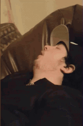 Knockout In Bed Drunk Man Snoring GIF