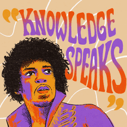Knowledge Speaks Jimi Hendrix GIF