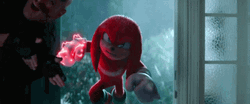 Knuckles Beating Up Sonic The Hedgehog GIF