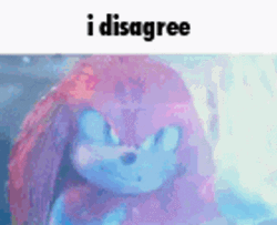 Knuckles The Echidna Disagrees Reaction GIF