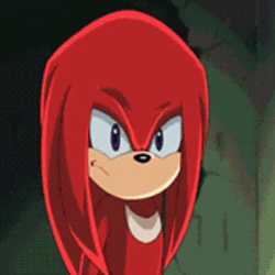 Knuckles The Echidna Punching Hard