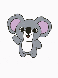 Koala Waving Hi