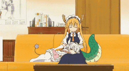 Kobayashisan Chi GIF
