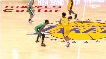 Kobe Bryant Follow Up Dunk NBA GIF