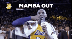 Kobe Bryant Mamba Out GIF