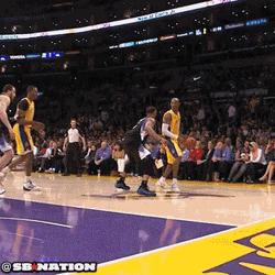 Kobe Bryant Powerful Dunk GIF