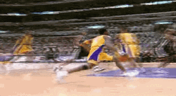 Kobe Bryant Remarkable Dunk NBA GIF