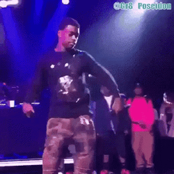 Kodak Black Dancing On The Stage GIF