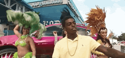 Kodak Black Holding Gun With Ladies GIF