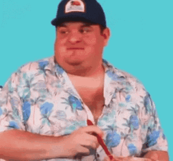 Kodak Black  With Fat Guy On Cap GIF