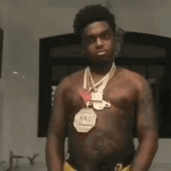 Kodak Black With Lots Of Bling Bling GIF