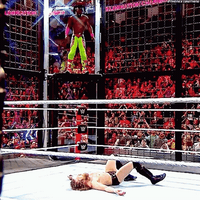 Kofi Kingston Dive GIF