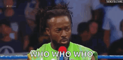 Kofi Kingston Who GIF
