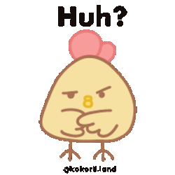 Kokoriiland Bok Bok The Chicken Sticker GIF