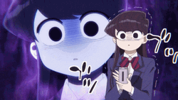 Komi Can't Communicate Tadano Chair GIF