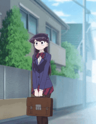 Komi Jump Can't Communicate GIF