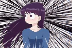Komi Overwhelmed Feelings GIF